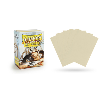 Dragon Shield (DS) Box of 100 in Matte Ivory