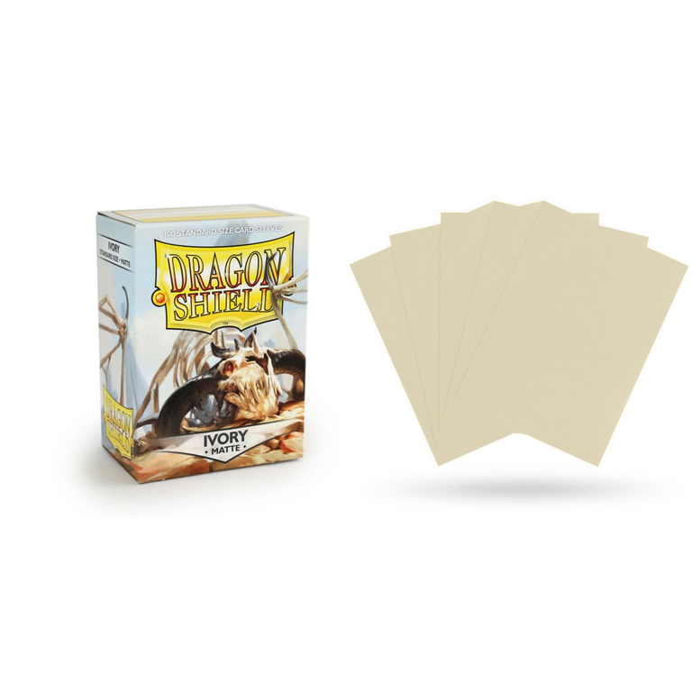 Dragon Shield (DS) Box of 100 in Matte Ivory