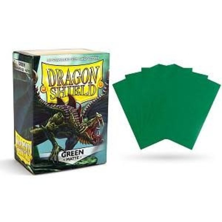 Dragon Shield (DS) Box of 100 in Matte Green