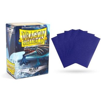 Dragon Shield (Dragon Shield) Matte Blue - 100 Unités - 63mm x 88mm