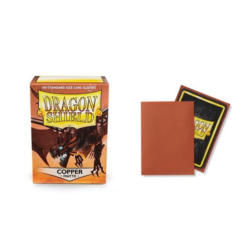Dragon Shield (DS) Box of 100 in Copper Matte
