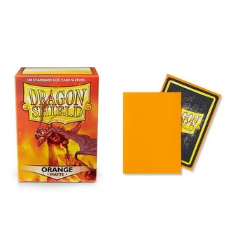 Dragon Shield (Dragon Shield) Matte Orange - 100 Unités - 63mm x 88mm