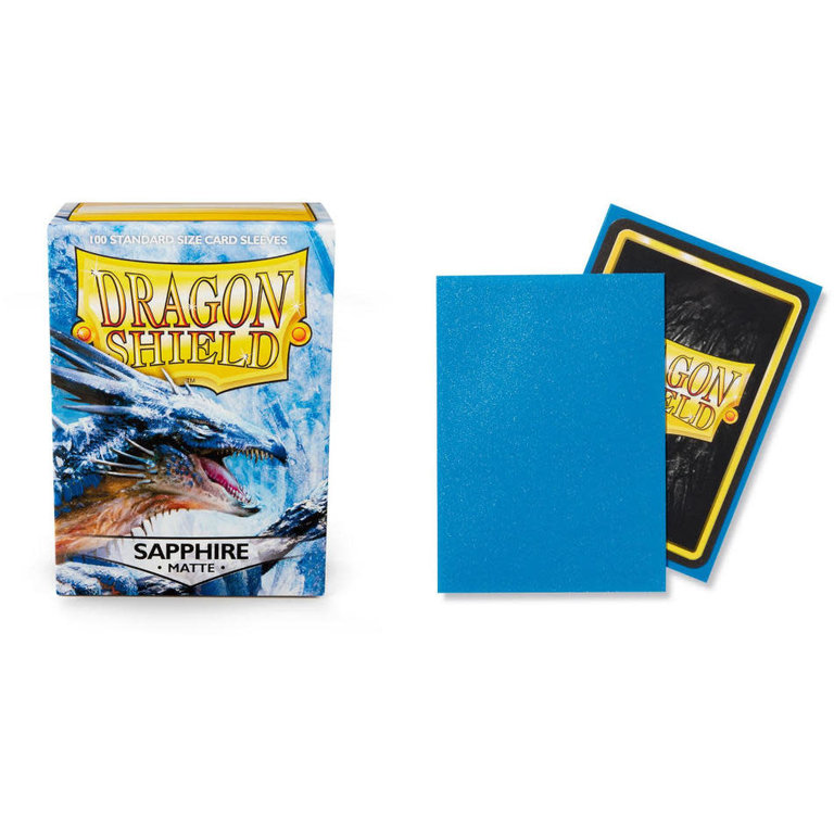 Dragon Shield (DS) Box of 100 in Sapphire Matte