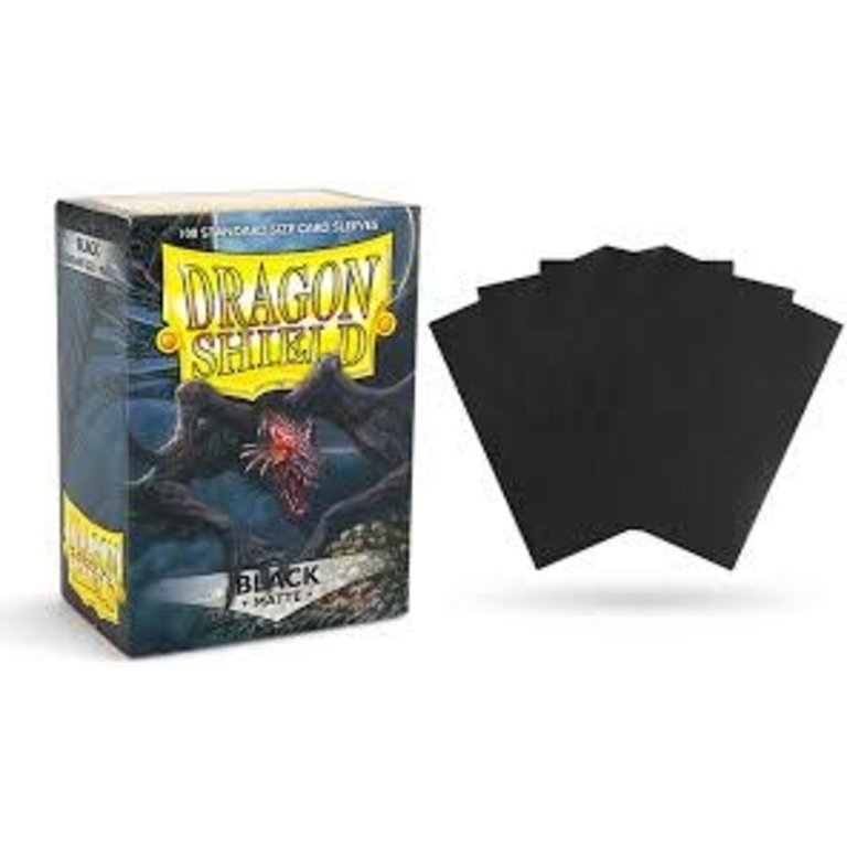 Dragon Shield (DS) Box of 100 in Matte Black