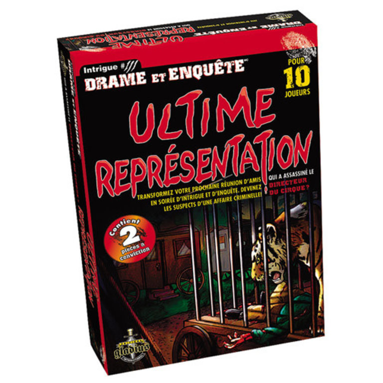 Drame et enquête - Ultime représentation (Francais)