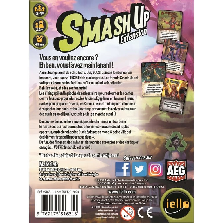 Smash Up - Vous en voulez encore (Francais)