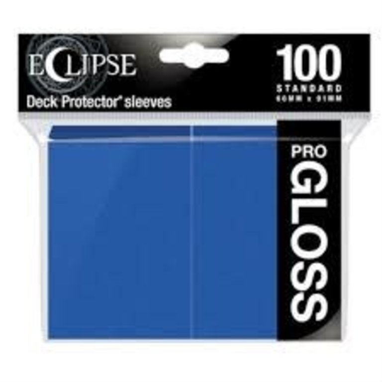 Ultra Pro (UP) Eclipse Gloss - Pacific Blue - 100 Unités - 66mm x 91mm