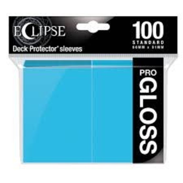 Ultra Pro (UP) Eclipse Gloss - Light Blue - 100 Unités - 66mm x 91mm