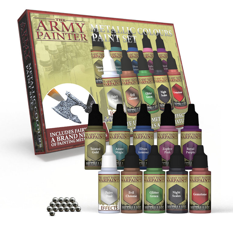 Army Painter (AP) Metallics Colours Paint Set