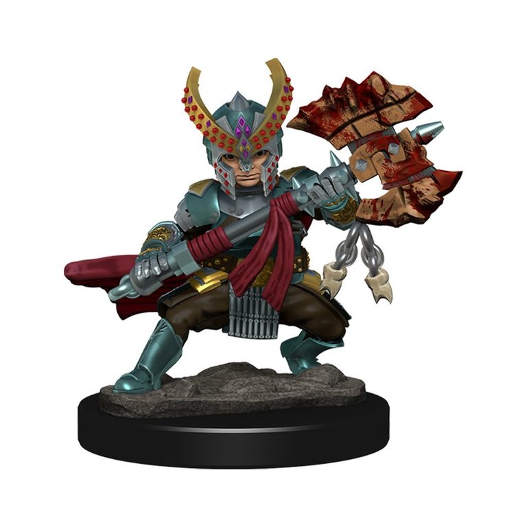 D&D  Icons Of The Realms  Premium Miniatures - Halfling Fighter