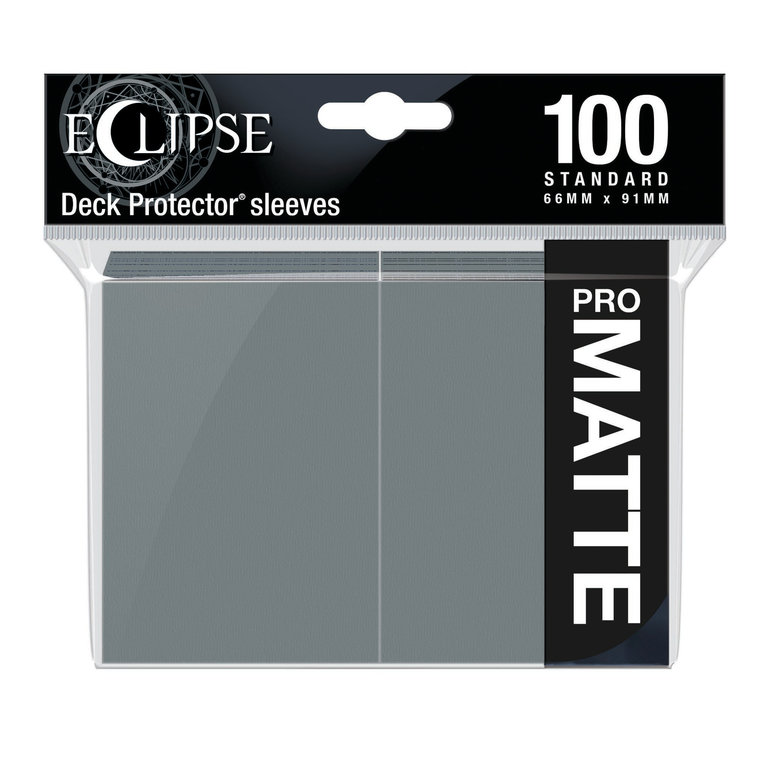 Ultra Pro (UP) Eclipse Matte - Smoke Gray - 100 Unités - 66mm x 91mm