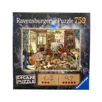 Ravensburger Escape Puzzle - L'atelier d'artiste - 759 pièces Ravensburger Escape Puzzle - L'atelier d'artiste - 759 pièces