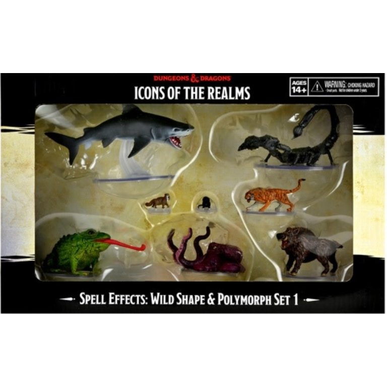 D&D Icons Of The Realms Premium Miniatures - Spell Effects: Wild Shape & Polymorph Set 1