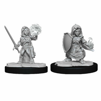 Deep Cuts Unpainted Minis - Female Halfling Cleric*