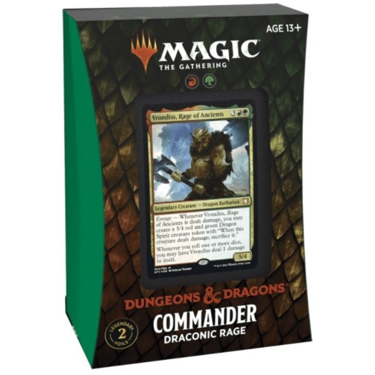 Magic the Gathering Commander Deck - Adventures In The Forgotten Realms - Draconic Rage