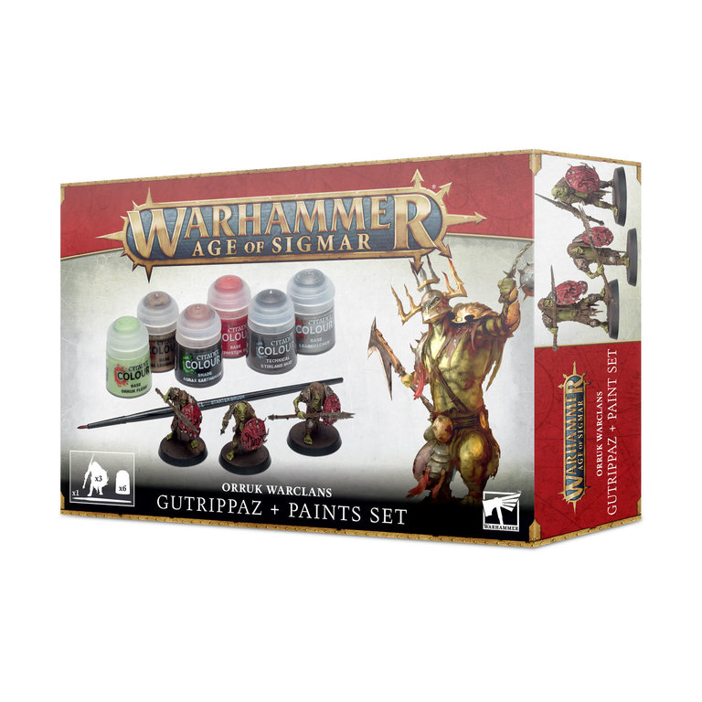 Warhammer Age Of Sigmar - Gutrippaz + Paint Set (Anglais)