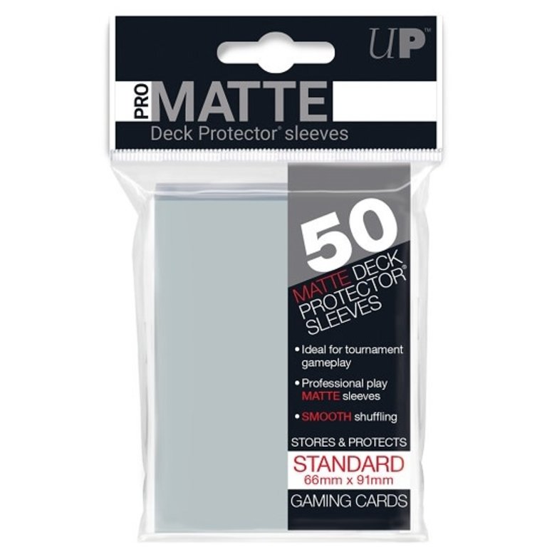 Ultra Pro (UP) Eclipse Matte - Clear - 50 Unités - 66mm x 91mm