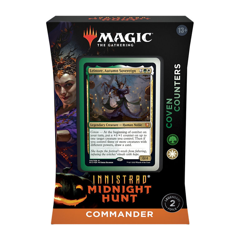 Magic the Gathering Commander Deck - Innistrad: Midnight Hunt- Coven Counters