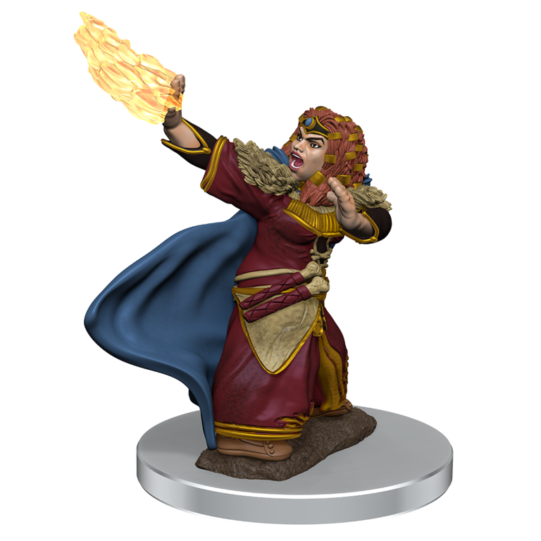 D&D - Icons Of The Realms - Premium Miniatures - Dwarf Wizard