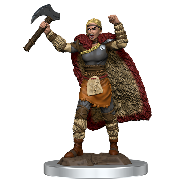 D&D - Icons Of The Realms - Premium Miniatures - Human Barbarian