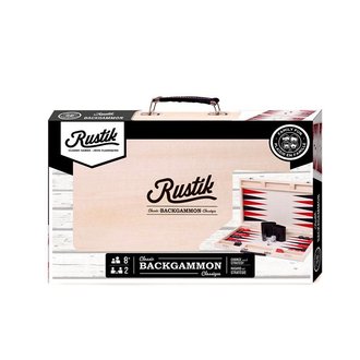 Backgammon - Valise en bois (Multilingue)