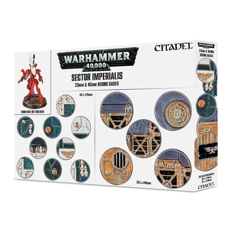 Sector Imperialis 25mm & 40mm Round Bases