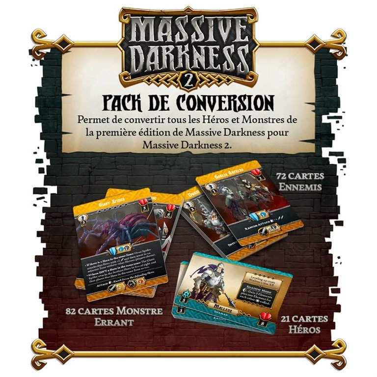 Massive Darkness 2 - Pack De Conversion (Francais)