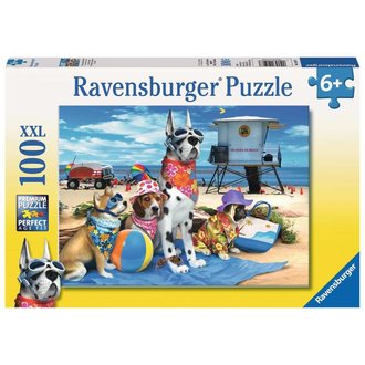 Ravensburger Les chiens ne sont pas sur la plage - 100 pièces XXL Ravensburger Les chiens ne sont pas sur la plage - 100 pièces XXL