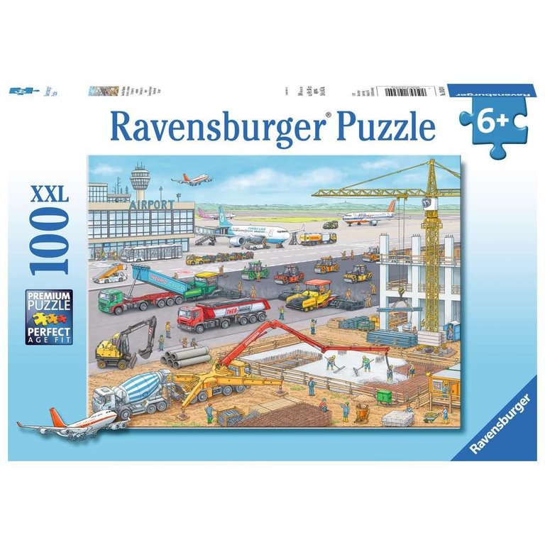 Ravensburger Construction de l'aéroport - 100 pièces XXL