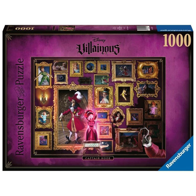 Ravensburger Disney Villainous - Capitaine Crochet - 1000 pièces