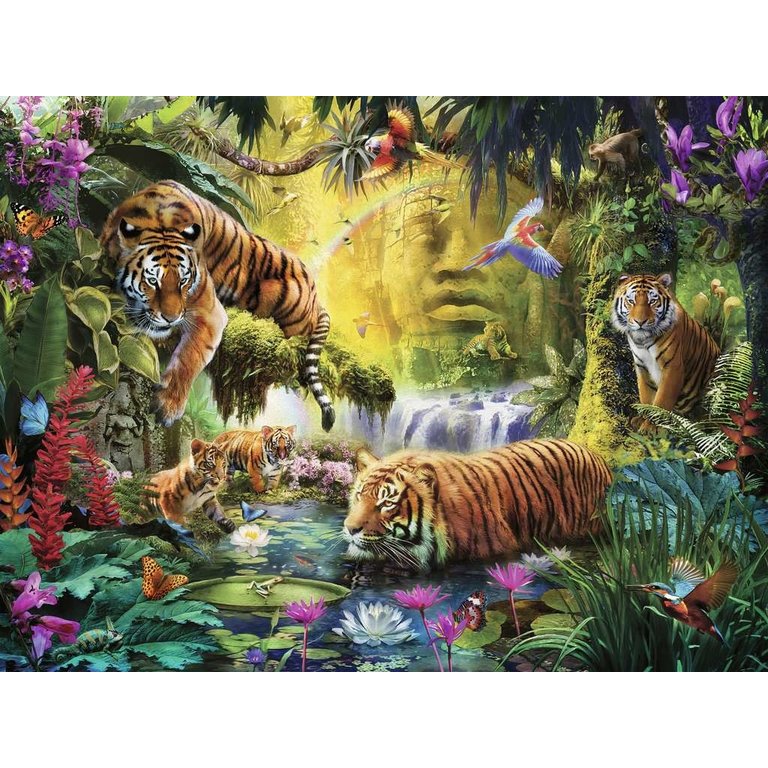 Ravensburger Tigres au plan d'eau - 1500 pièces