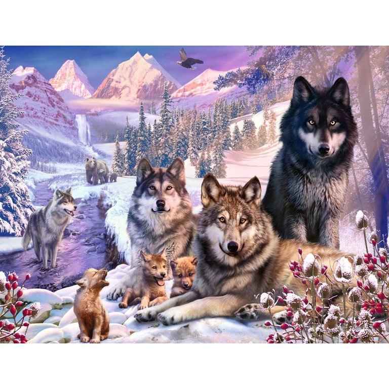 Ravensburger Loups dans la neige - 2000 pièces
