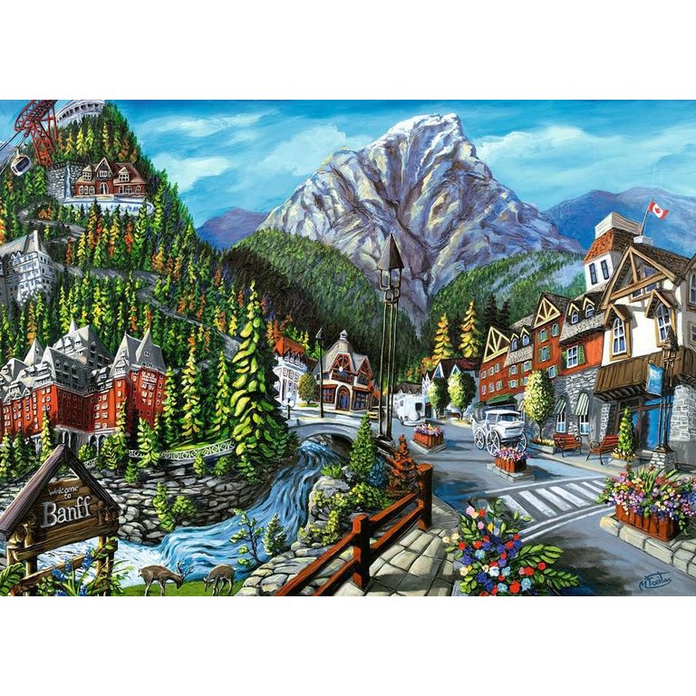 Ravensburger Bienvenue à Banff - 1000 pièces