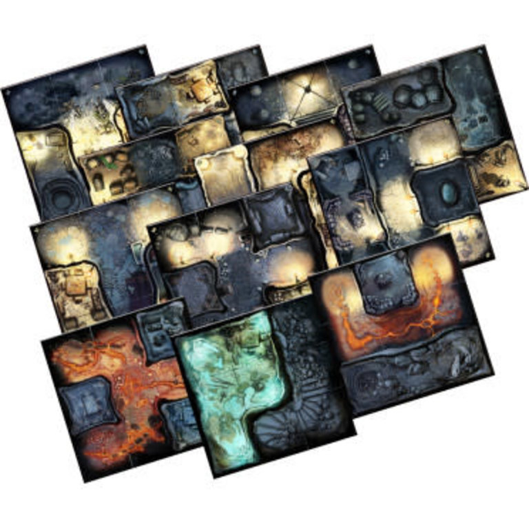 Massive Darkness 2 - 15 Game Tiles (Multilingue) [PRÉCOMMANDE]