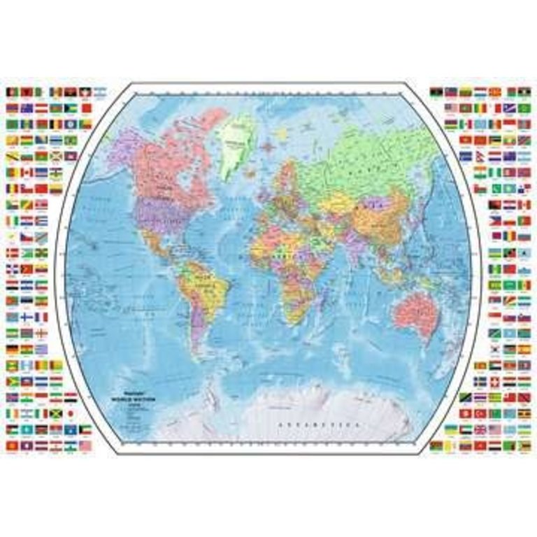 Ravensburger Carte du monde politique - 1000 pièces