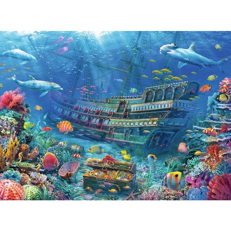 Ravensburger Navire au fond de la mer - 200 pièces XXL