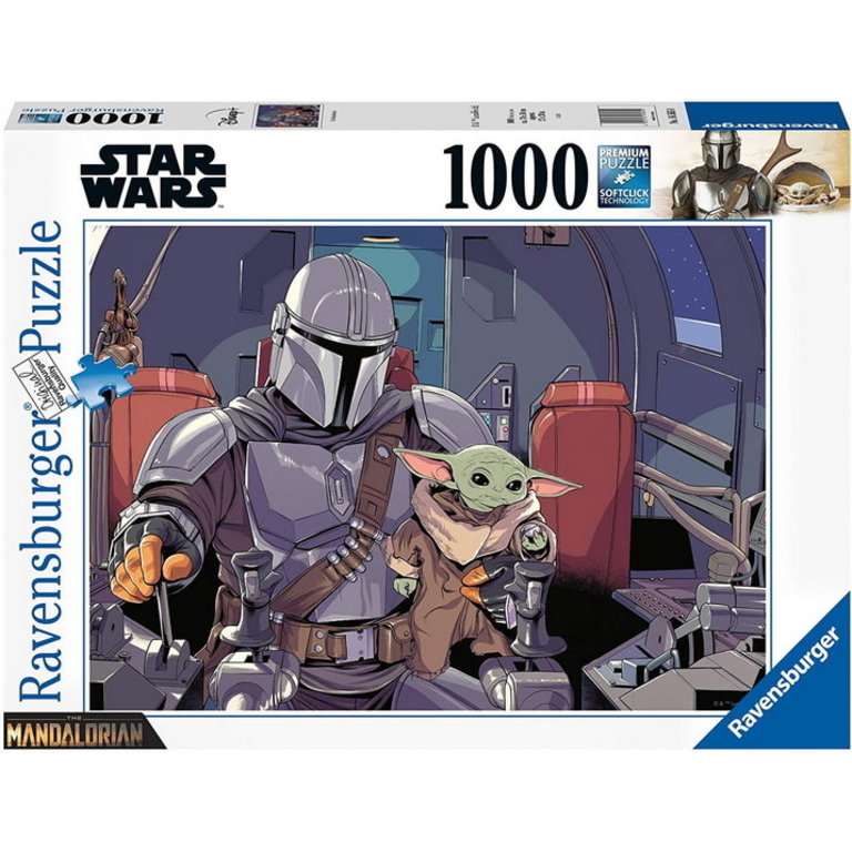 Ravensburger The Mandalorian et Bébé Yoda - 1000 pièces