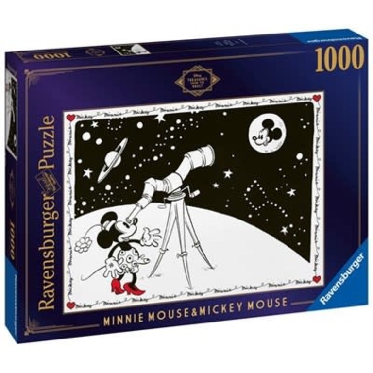 Ravensburger Disney - La Voûte  - Minnie & Mickey Sweethearts - 1000 pièces