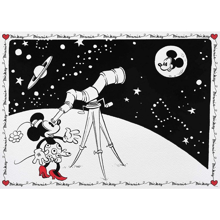 Ravensburger Disney - La Voûte  - Minnie & Mickey Sweethearts - 1000 pièces