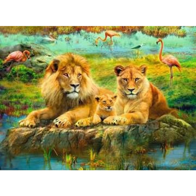 Ravensburger Lions dans la savane - 500 pièces