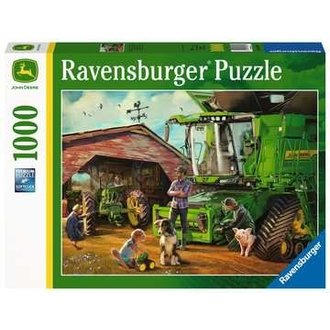 Ravensburger John Deere - Hier et aujourd'hui - 1000 pièces