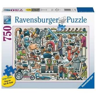 Ravensburger Coupe athlétique - 750 pièces Large Ravensburger Coupe athlétique - 750 pièces Large