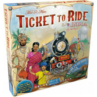 Ticket to Ride - Map #2 - India/Switzerland (Multilingue) Ticket to Ride - Map #2 - India/Switzerland (Multilingue)