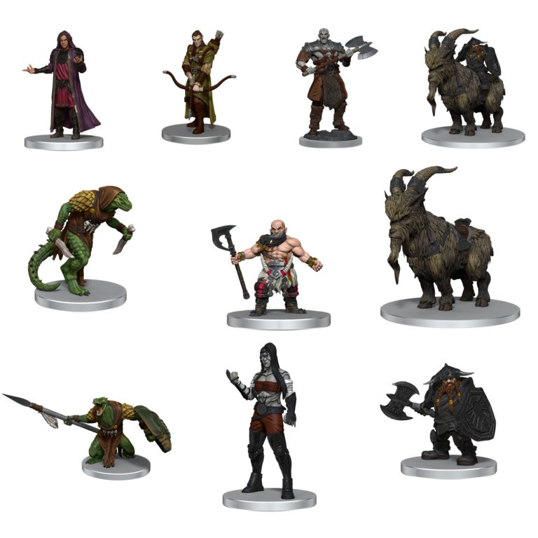 Critical Role Premium Miniatures -  Charcaters of Tal'Dorei