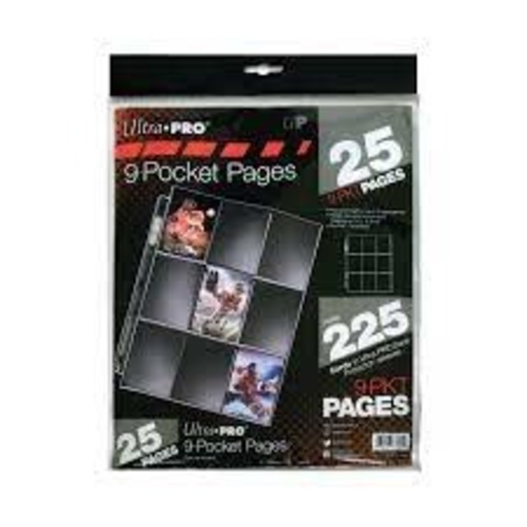 Ultra Pro (UP) Page 9 Pocket Pack(25)