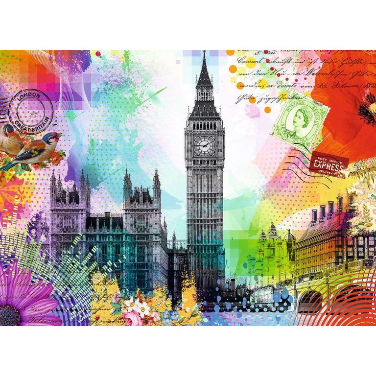 Ravensburger Carte postale de Londres - 500 pièces