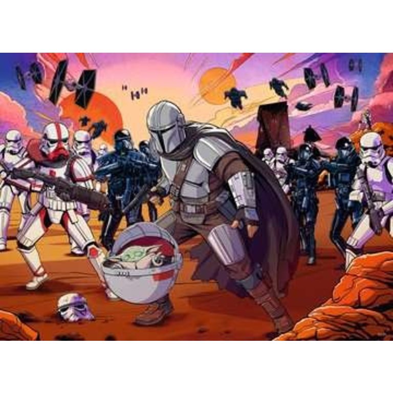 Ravensburger Le mandalorian - La confrontation - 200 pièces XXL