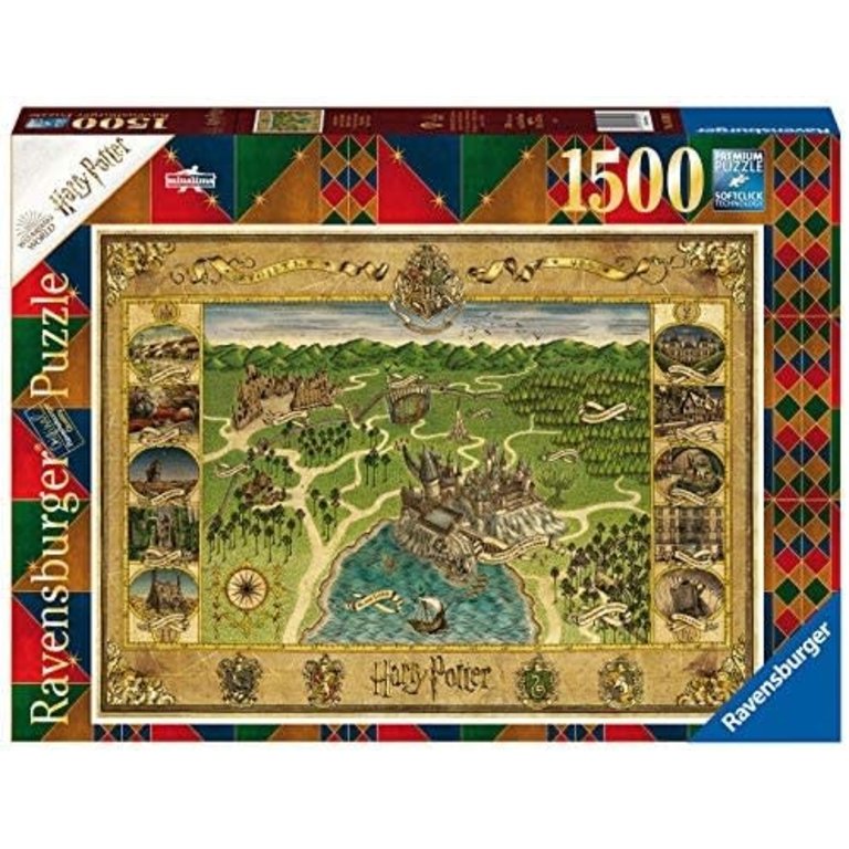 Ravensburger Harry Potter - La carte de Poudlard - 1000 pièces