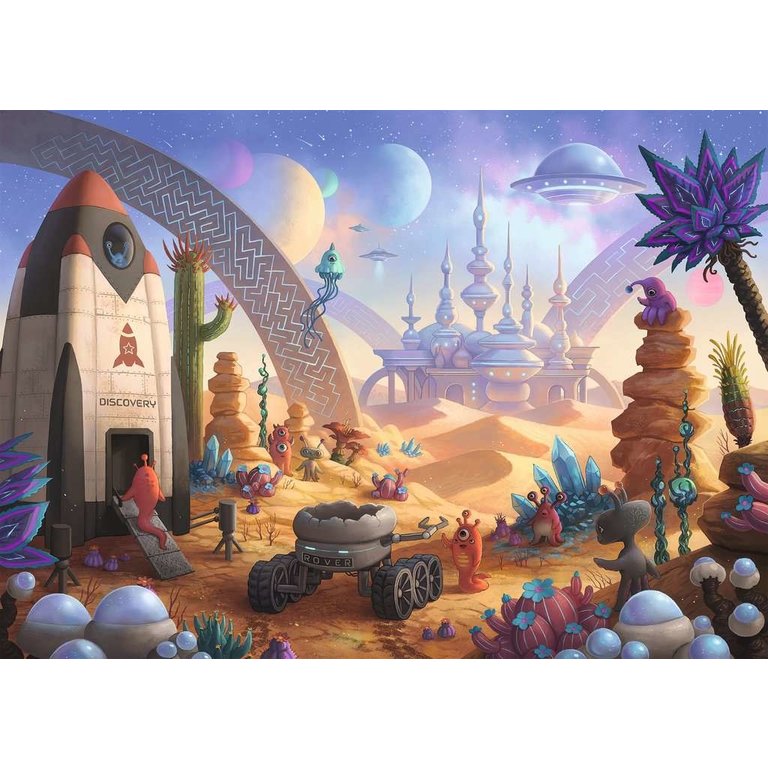 Ravensburger La mission spatiale - Escape Puzzle Kids - 368 pièces