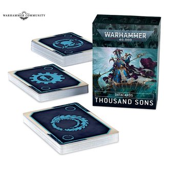 Thousand Sons Datacards (Anglais)* Thousand Sons Datacards (Anglais)*